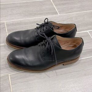 Clarks Atticus Lace Oxford, Black Leather, Men’s US Size 8.5